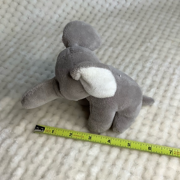 Little Grey Plush Elephant Stuffed Animal Toy - Picture 12 of 12